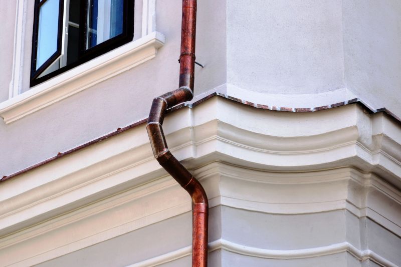 Copper Gutter Service detail