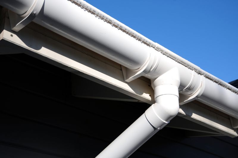 Vinyl Gutters Installation detail