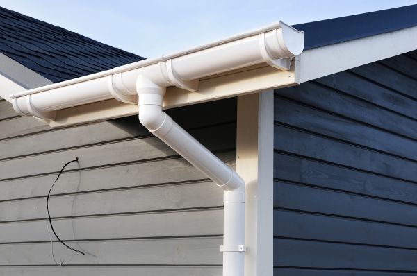 PVC Rain Gutter Installation in Hillsboro