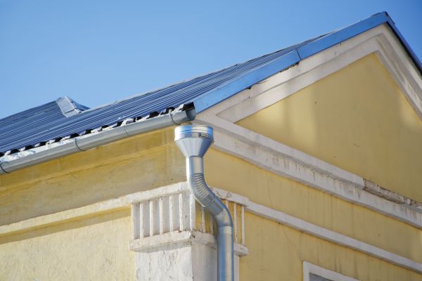 Steel Downspout Installation in Hillsboro
