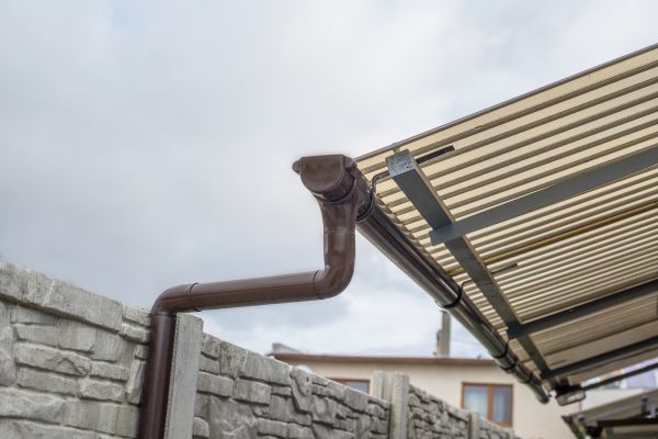 Plastic Downspout Installation in Hillsboro